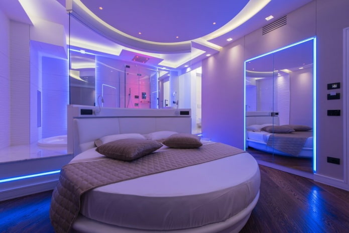 Rétroéclairage dans la chambre