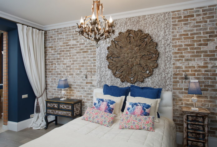 Chambre de femme de style industriel