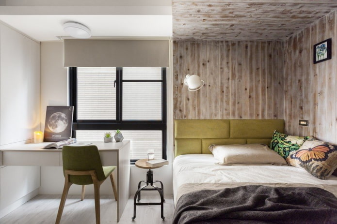 Meubles de style industriel dans la chambre