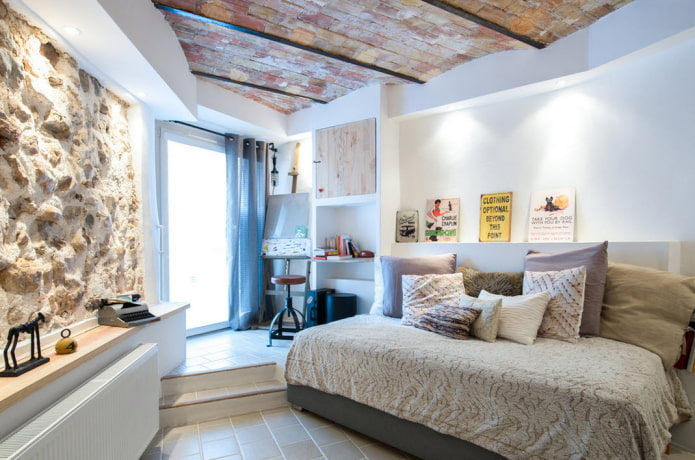 Petite chambre design style industriel