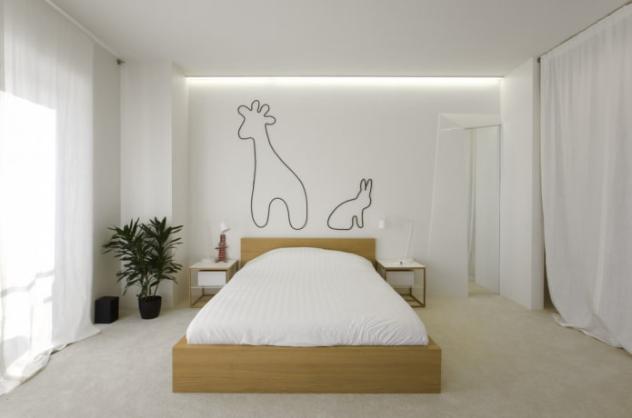 Décoration intérieure Intérieur d'une chambre minimaliste
