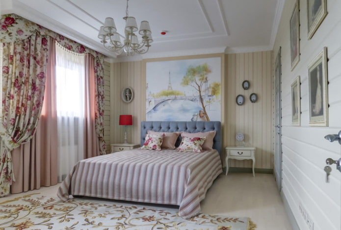 Décoration de chambre de style provençal