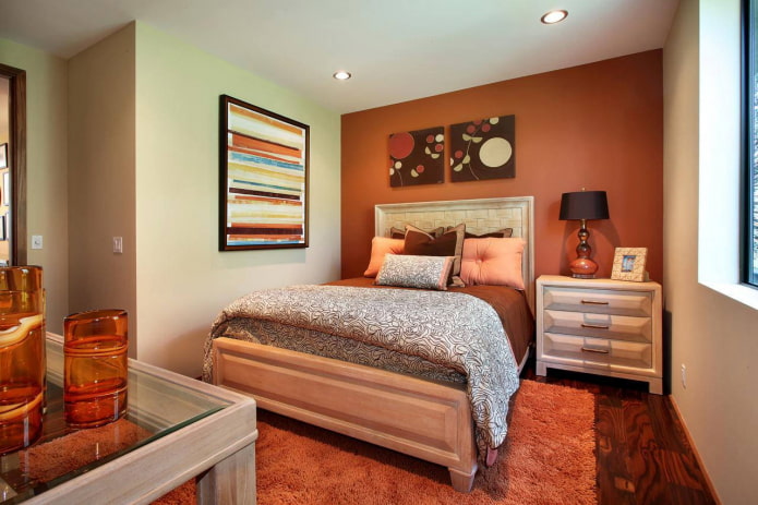 nuances vives dans la chambre
