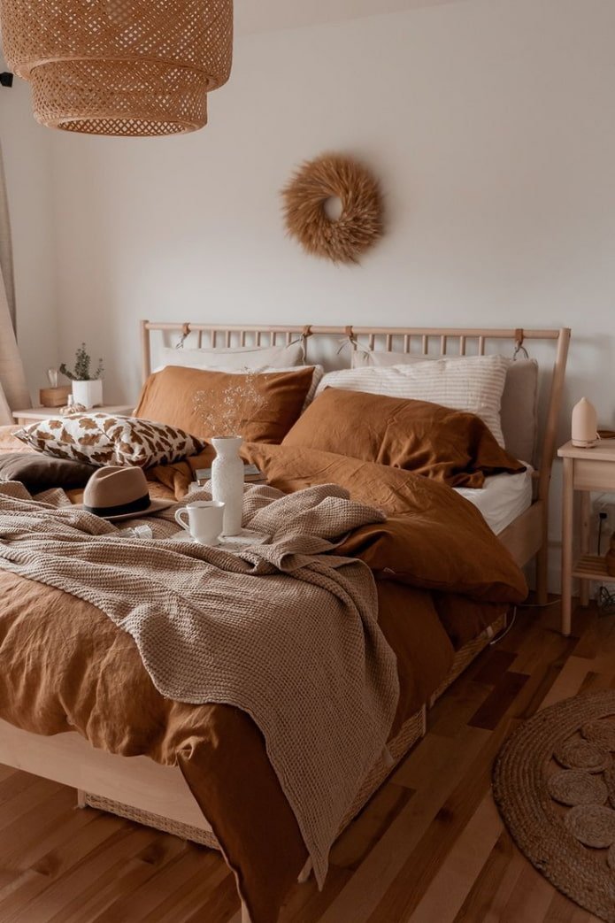 chambre en rouge
