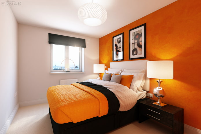 meubles foncés pour la chambre