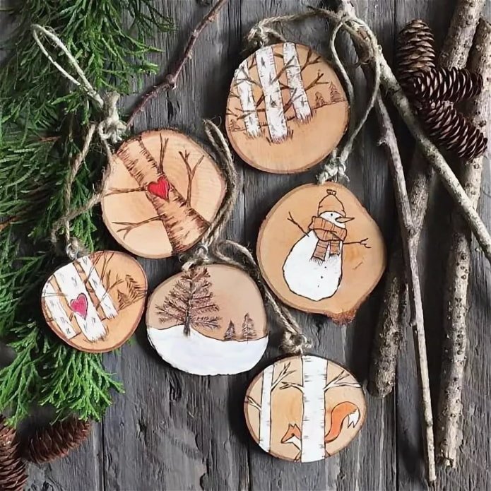 Décorations de sapin de Noël