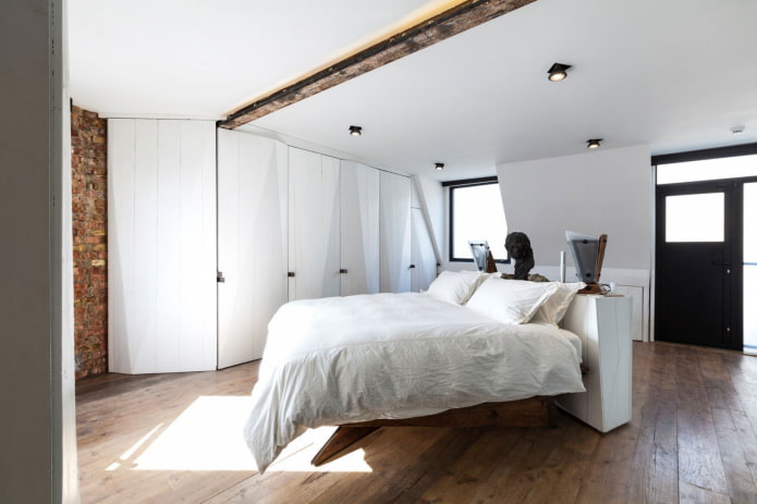 spots dans le design de la chambre