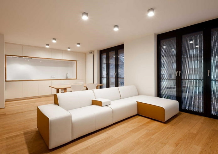 spots au plafond