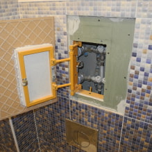 Comment fermer les tuyaux de la salle de bain, mais les laisser rapidement accessibles-4