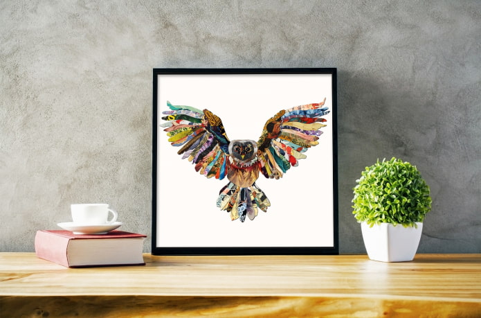 Image d'un hibou de magazine