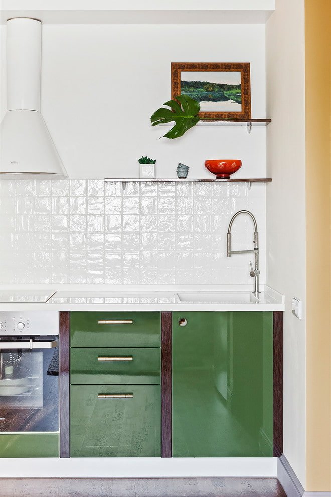 tablier en carrelage en verre