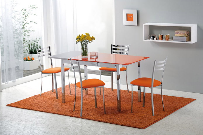 orange tabletop