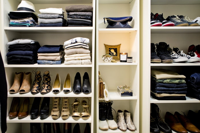 dressing room from a rack