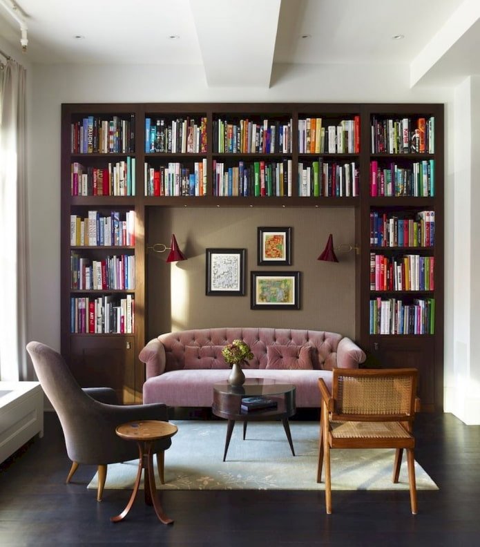 Étagère en U à l'intérieur