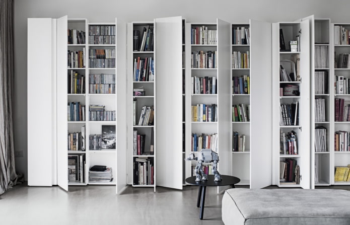Design d'étagère à l'intérieur