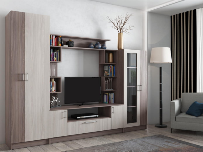 Meuble mural dans le salon