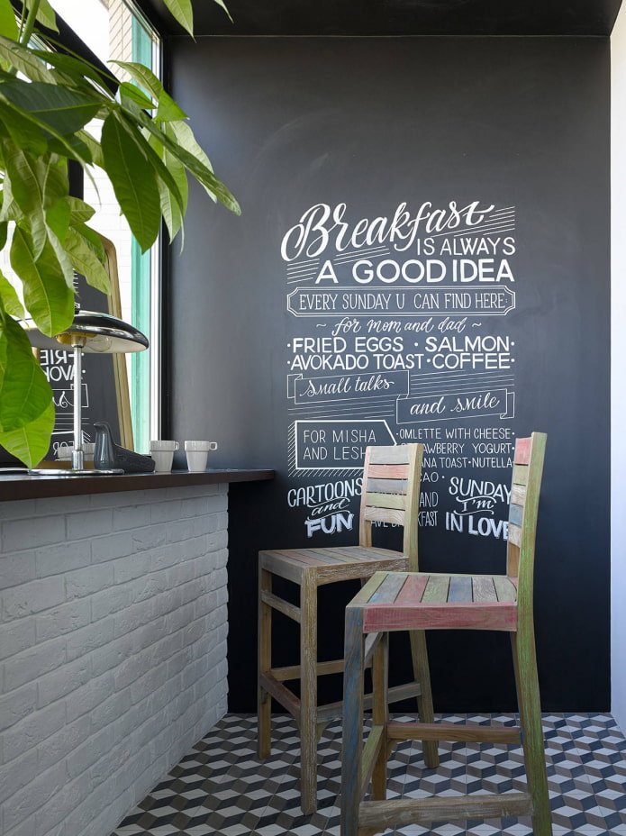 Peinture tableau noir