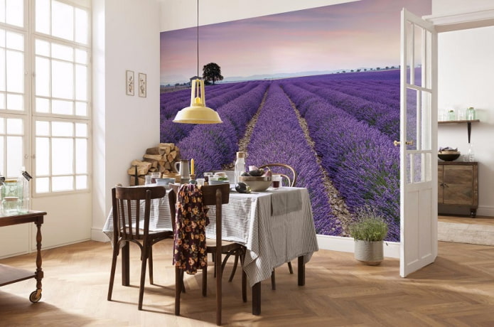 Papier peint 3D dans la cuisine