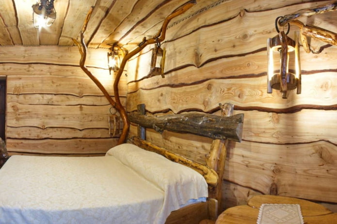 finition chambre avec des planches non bordées