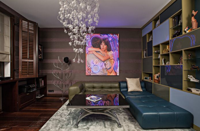 photo au mur