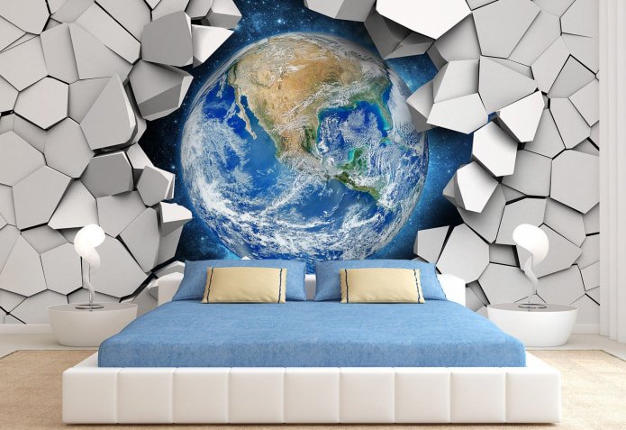 Papier peint dans la chambre