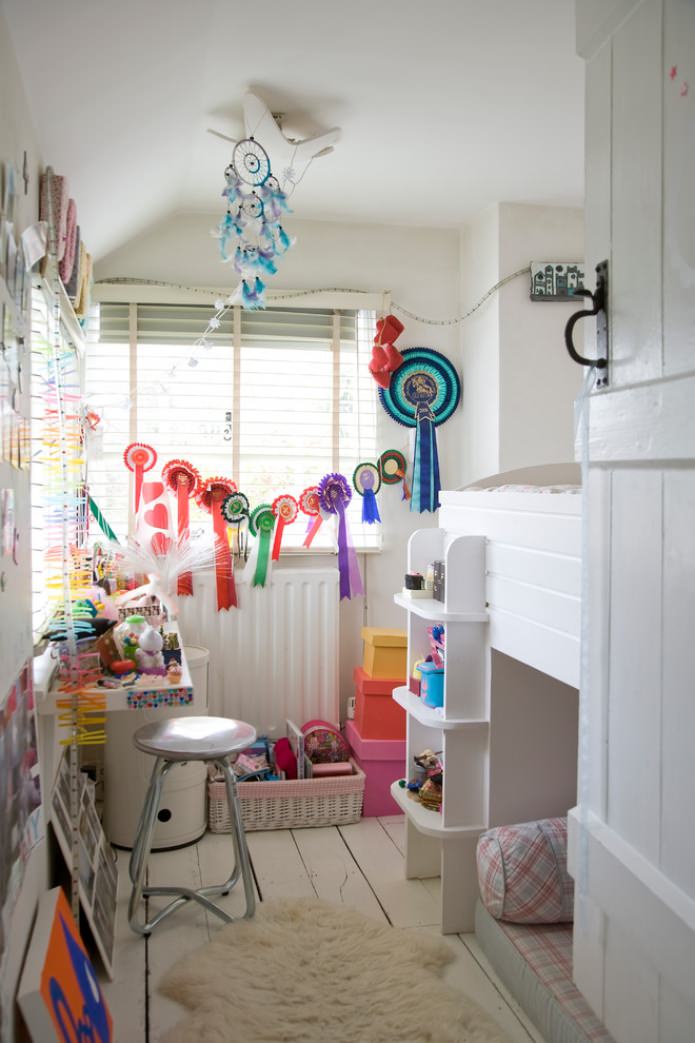 Style bohème à l'intérieur de la chambre d'enfant