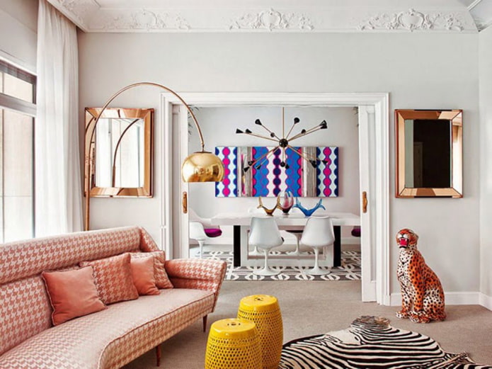 Décoration d'intérieur de style éclectique