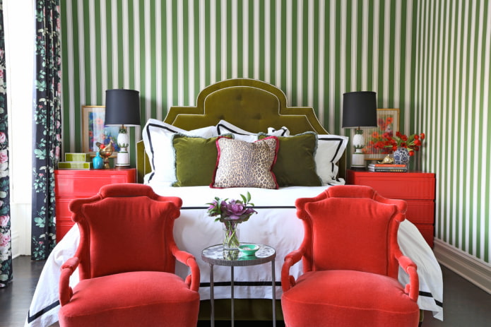 meubles à l'intérieur dans le style éclectique