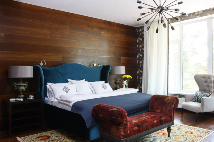 conception de chambre de style éclectique