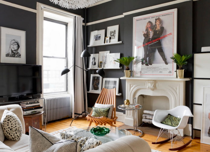 Décoration d'intérieur de style éclectique