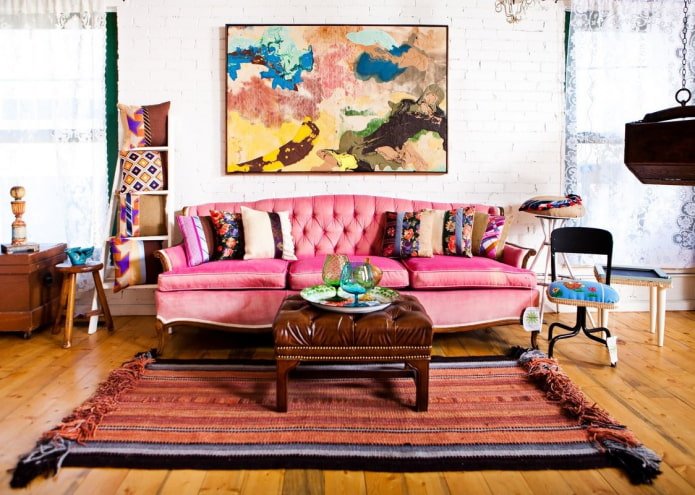 textiles d'intérieur de style éclectique