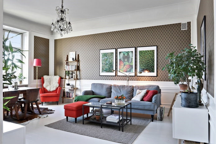 décoration intérieure éclectique