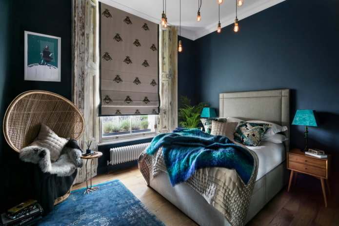 Décoration de chambre de style fusion