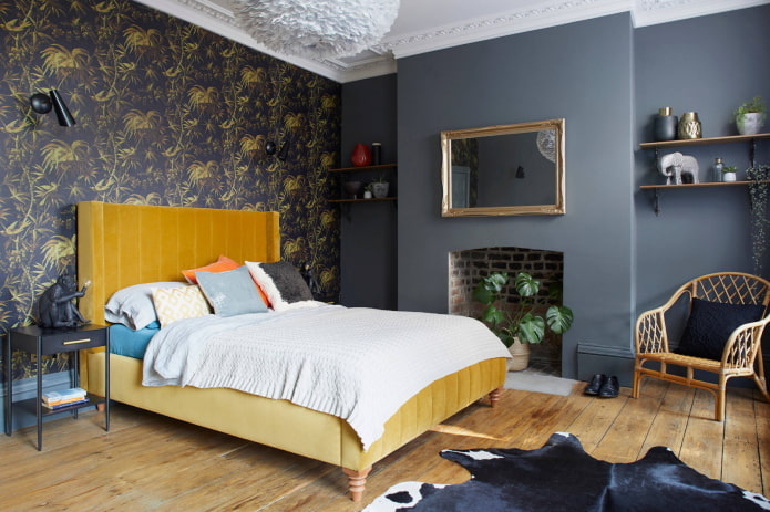 Décoration de chambre de style fusion