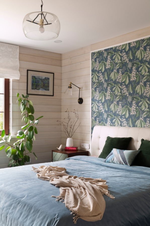 chambre de style campagnard