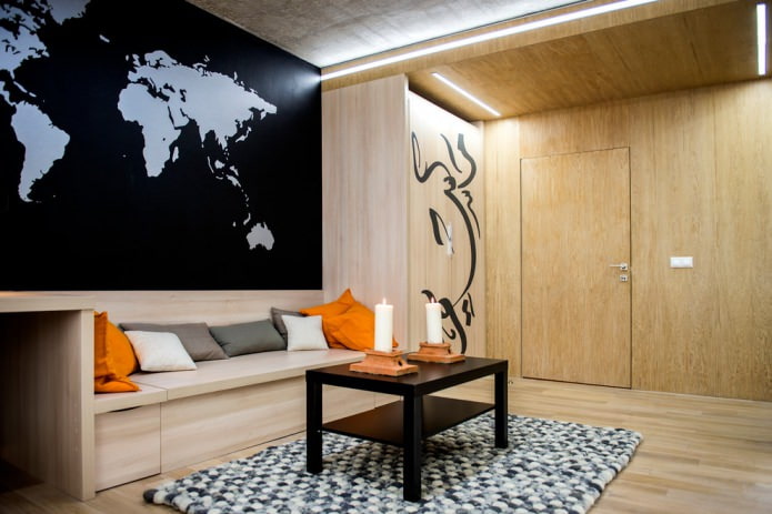 décoration de chambre de style contemporain
