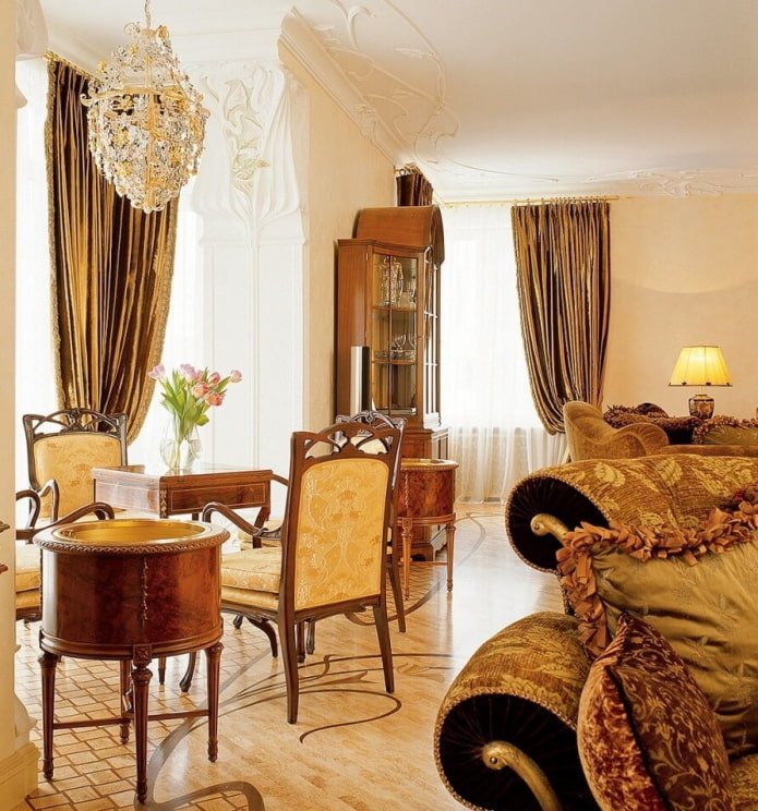 grand hall de style Art Nouveau