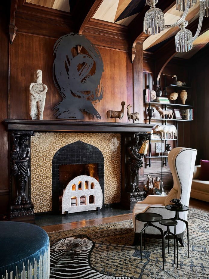 Éclectisme à l'intérieur