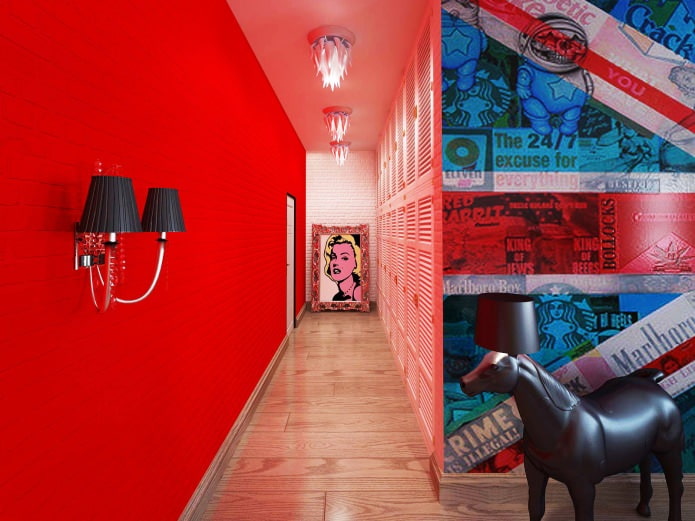 Éclairage pop art