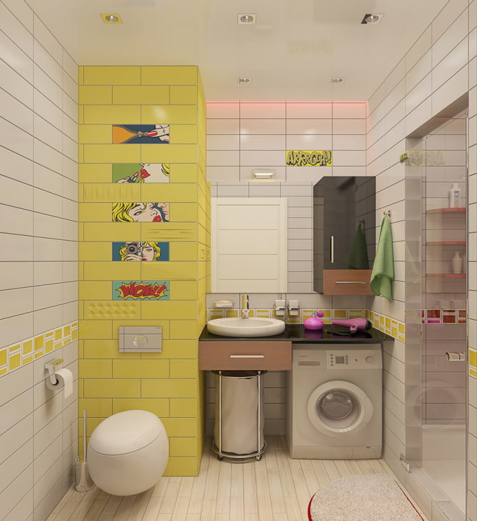 carrelage style pop art