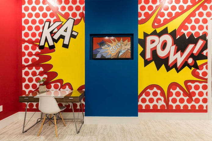 décoration murale pop art