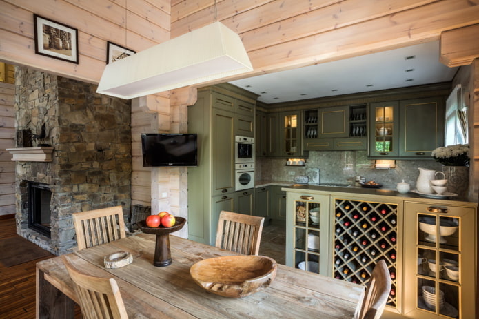 Meubles de cuisine de style rustique