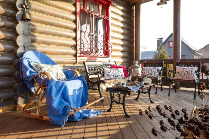 conception de maison de style rustique