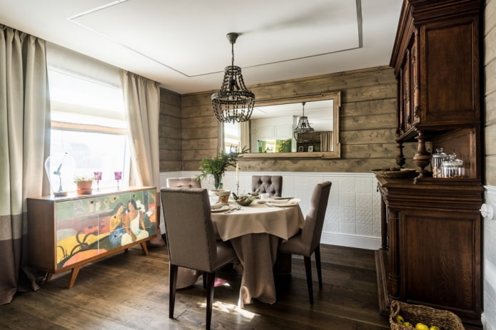 interior design in rustic style