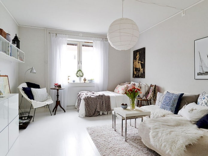Chambre-salon