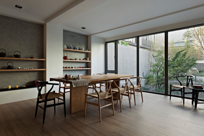intérieur de style Japandi