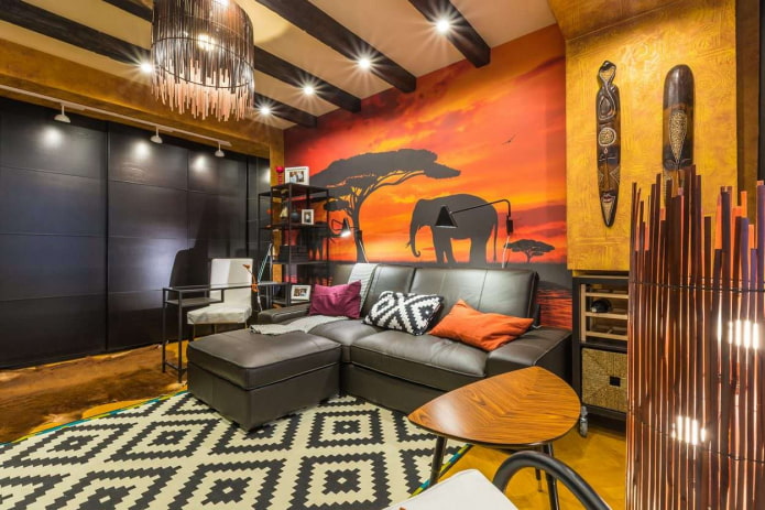 Style d'intérieur africain