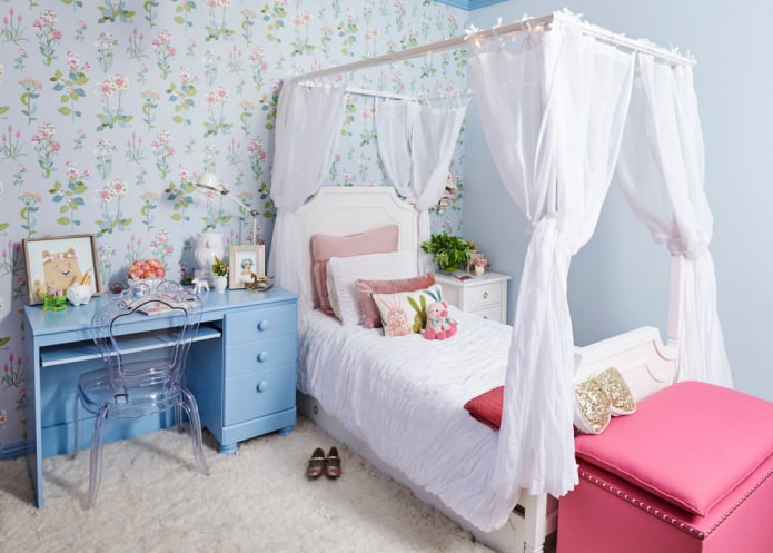 Shabby chic dans la chambre de bébé