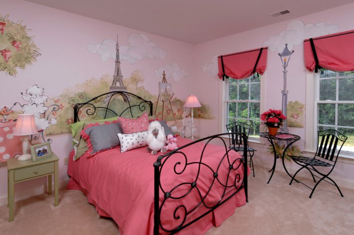 chambre d'enfant dans le style de 