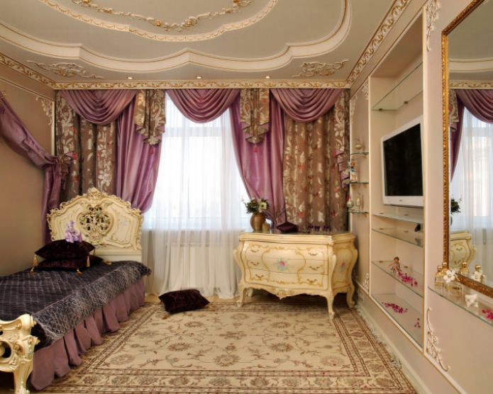 Baroque dans un intérieur pour enfant